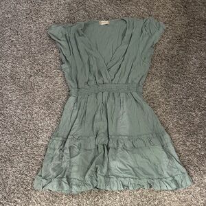 Altar'd State Sage Green Mini Dress